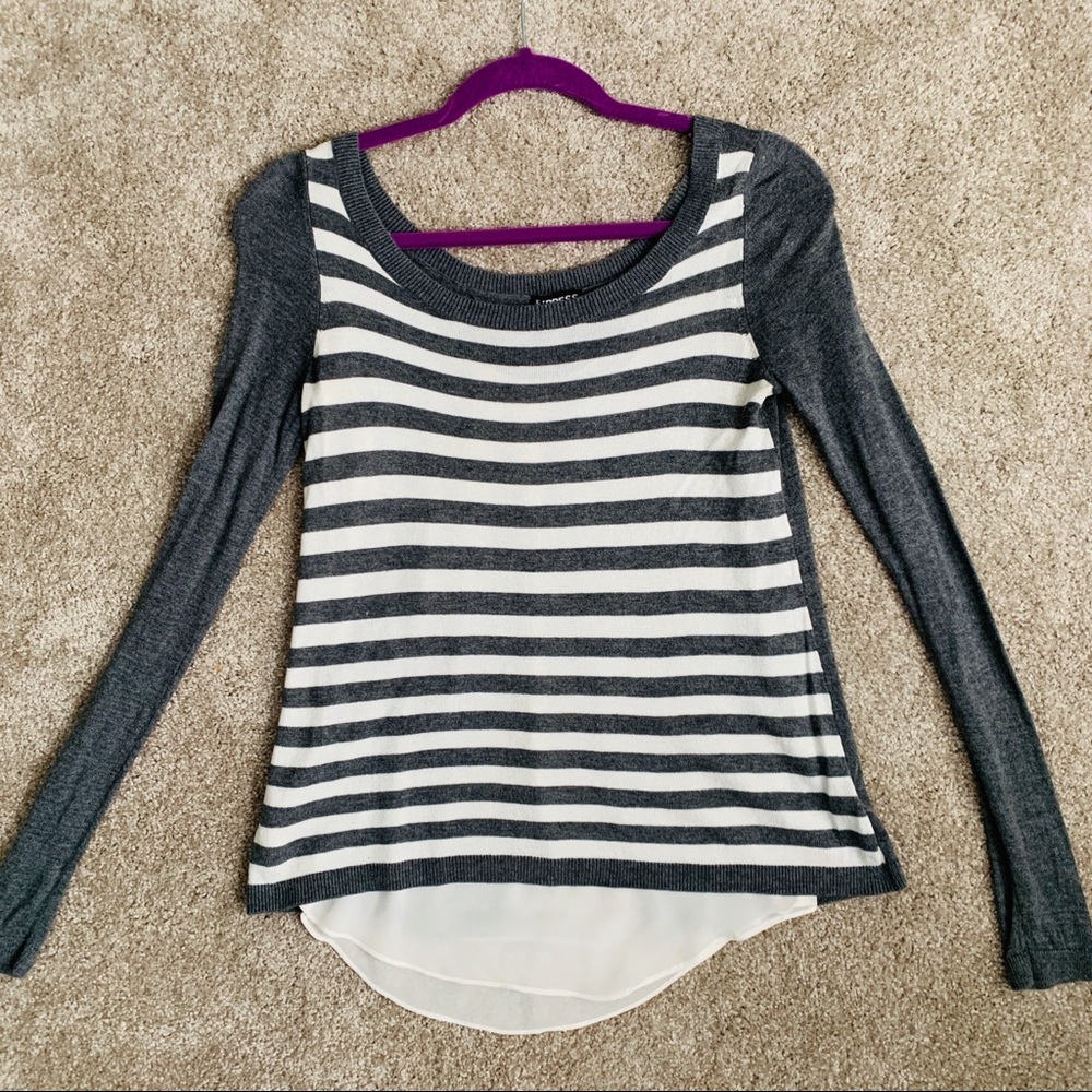 Express striped sweater - Picture 1 of 6